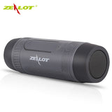 CAIXA DE SOM ZEALOT BLUETOOTH COM LUZ LED