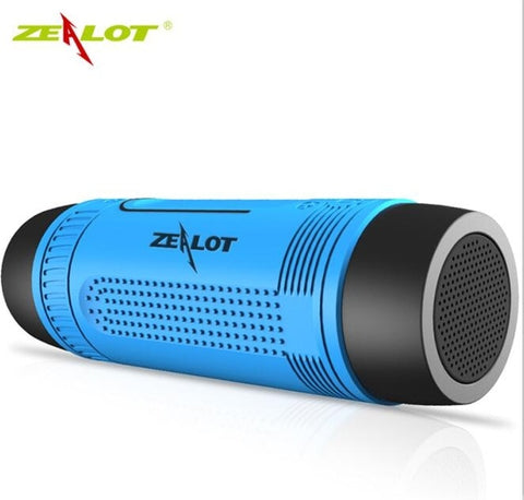 CAIXA DE SOM ZEALOT BLUETOOTH COM LUZ LED