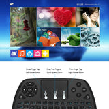 AIR MOUSE COM LED TOUCHPAD PARA TV BOX, SMART TV UNIVERSAL